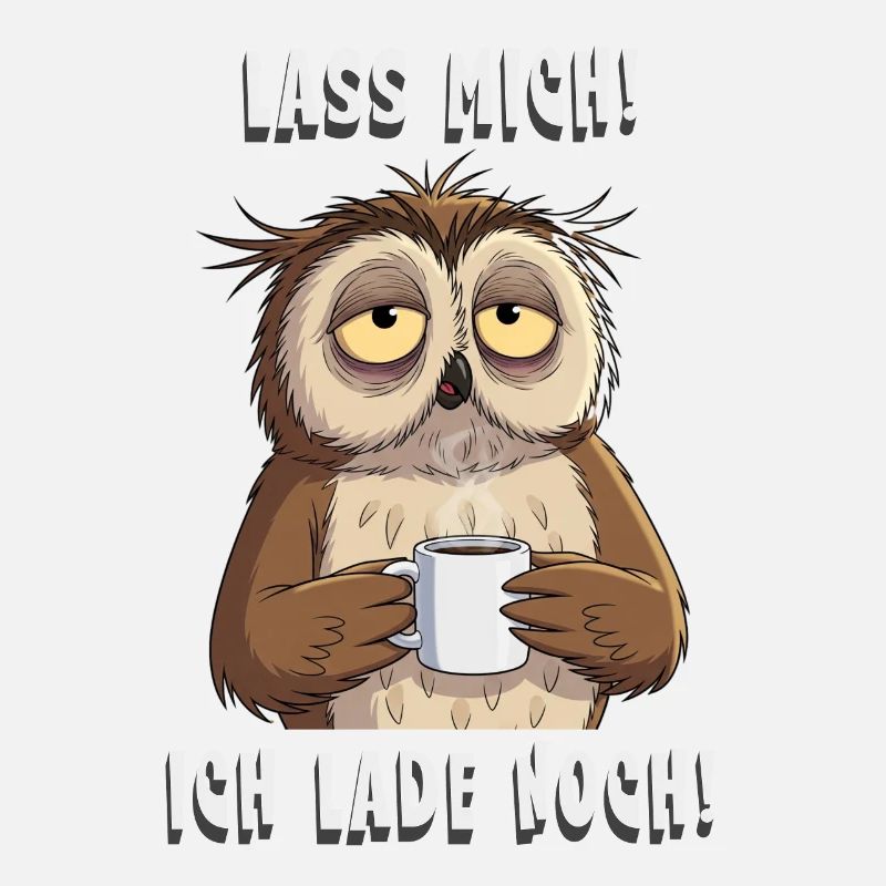 Ich Lade Noch Eule Kaffee Morgenmuffel