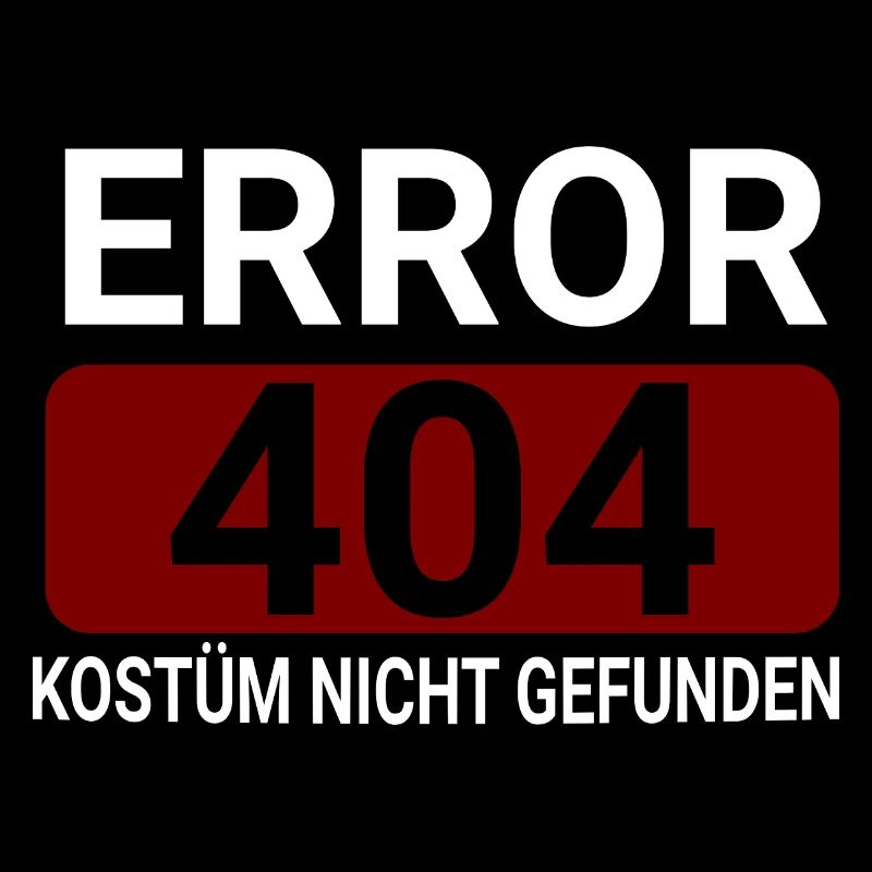 error 404 kostüm nicht gefunden