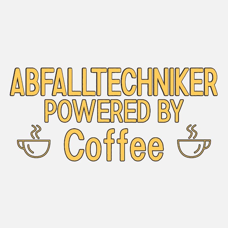 Technicien des déchets alimenté par le café