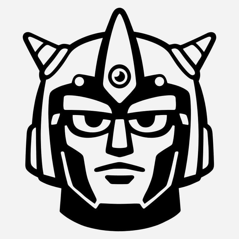 Casque de visage robot Doomforge