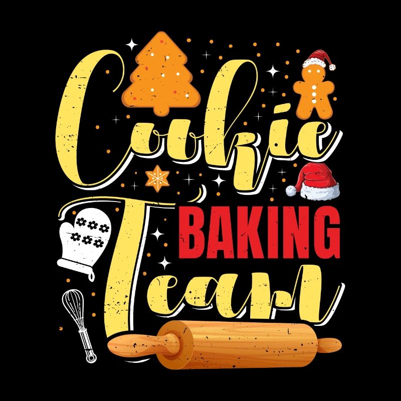 Cookie Baking Team Biscuits de Noël Biscuits