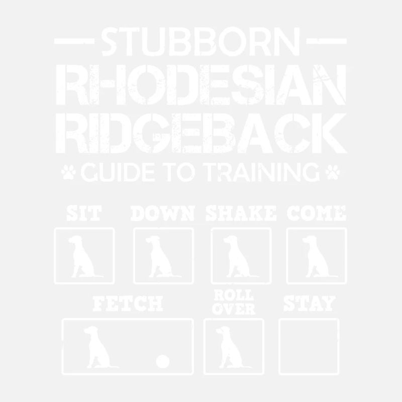 Chien Ridgeback STUBBORN RHODESIAN RIDGEBACK