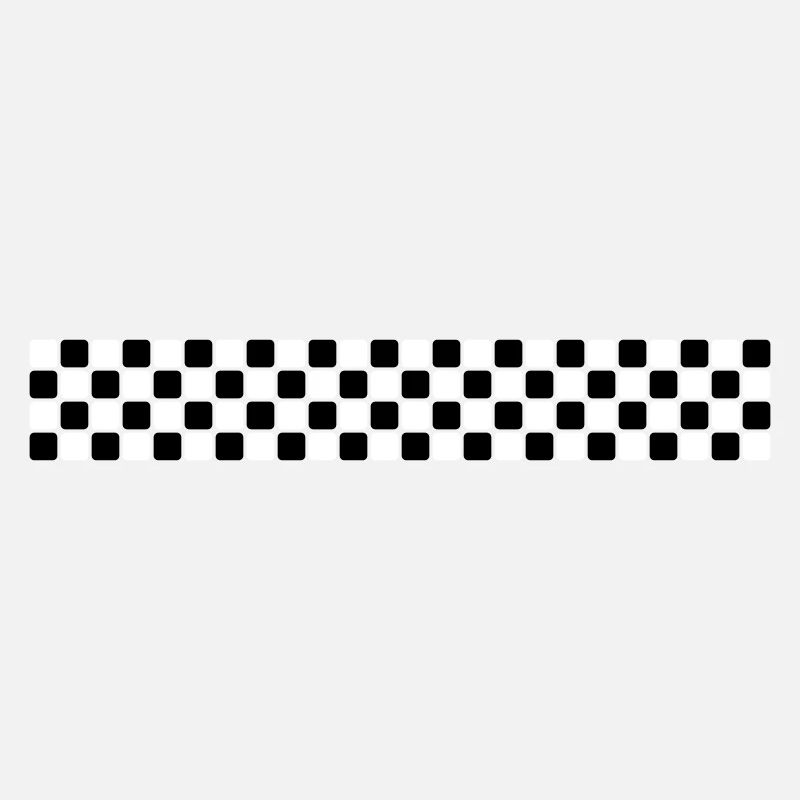 Checkered stripe