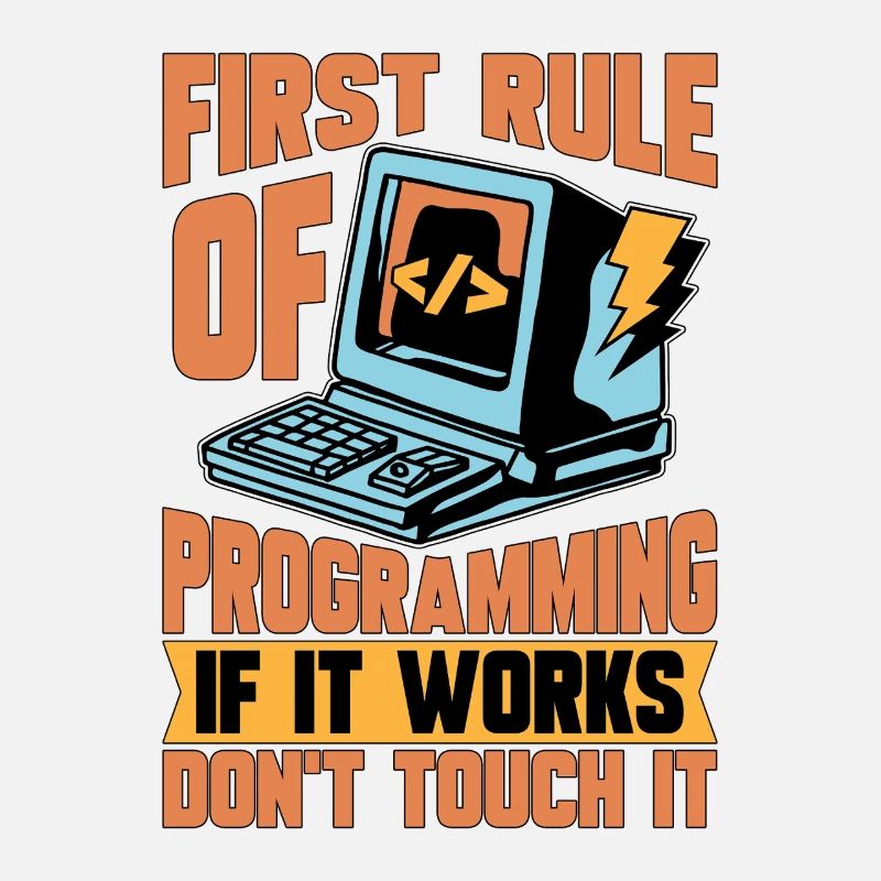 Codeur Première règle de programmation si développeur Web