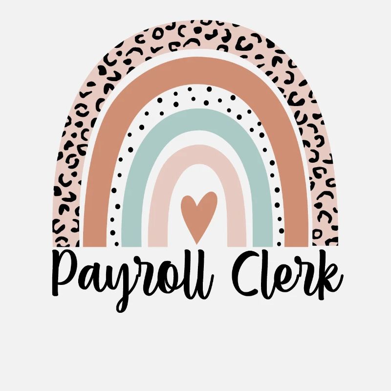 Payroll Clerk Rainbow Leopard Lustiger Payroll Clerk