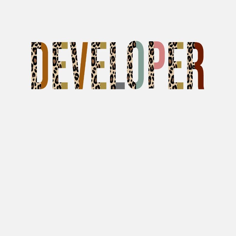 C++ developer Leopard Print Funny Gift