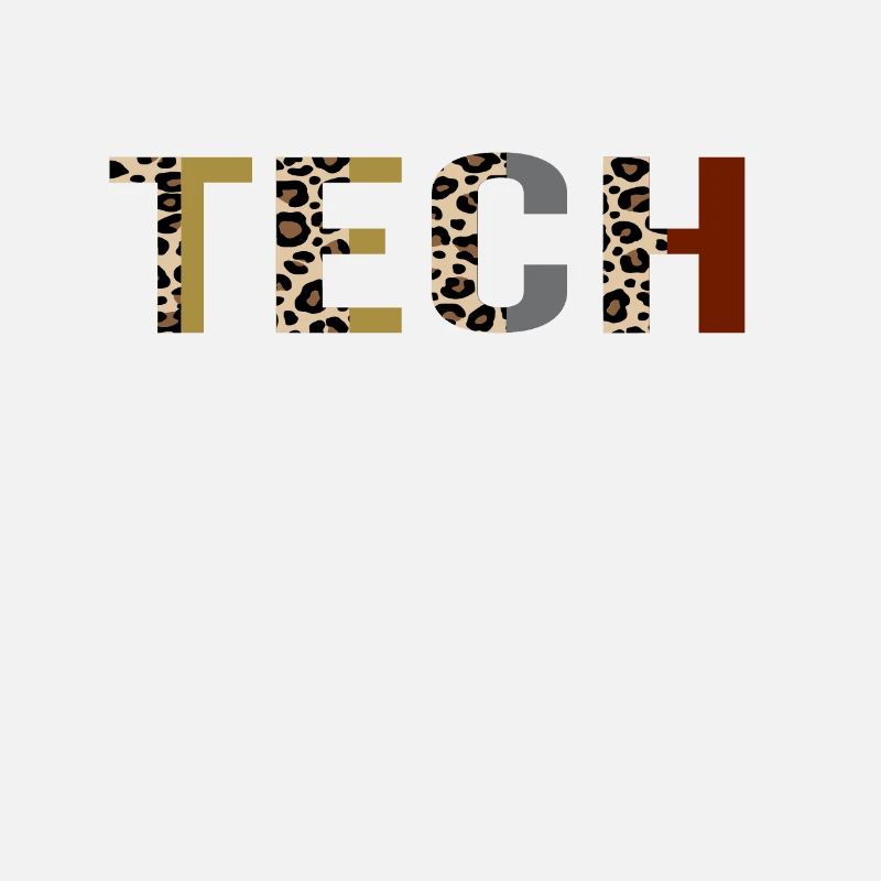 Cadeau drôle d'impression de léopard de Lash tech