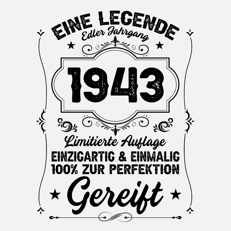 1943 Oldtimer Vintage Old Timer Geburtstag