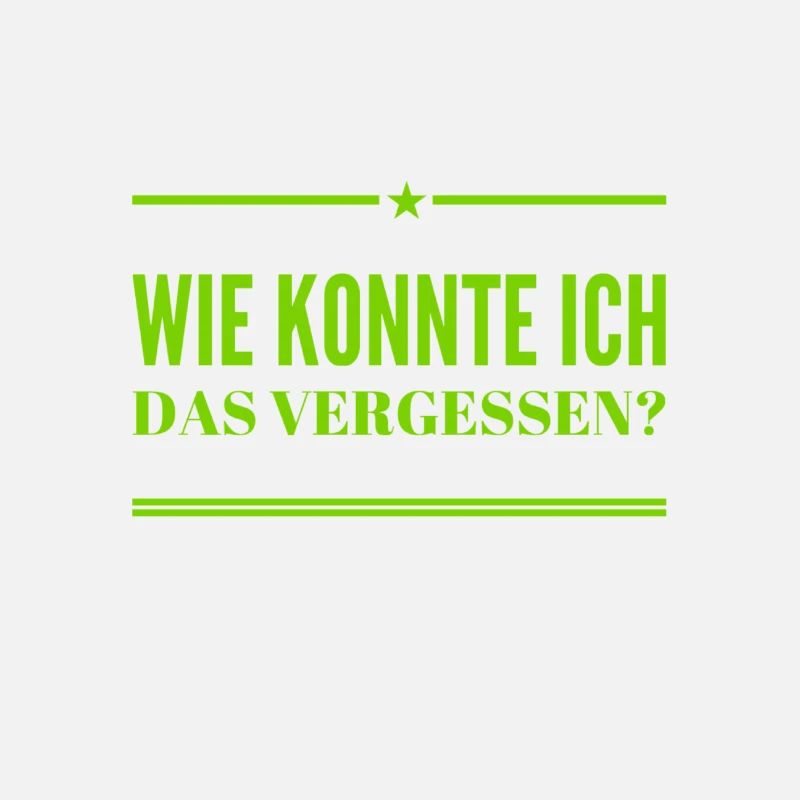 ich bin vergesslich