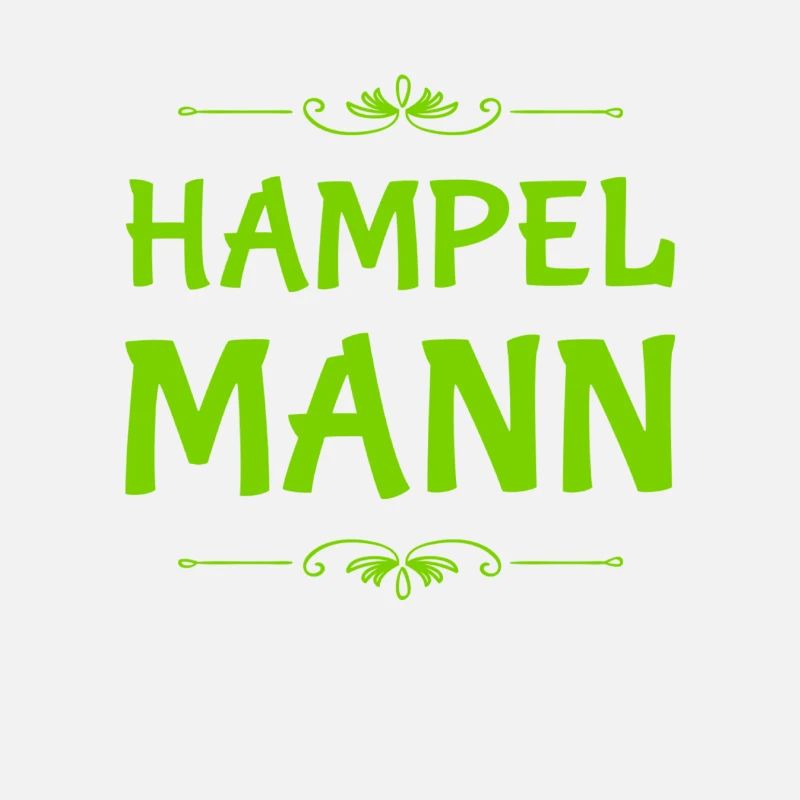vor dir steht ein Hampelmann