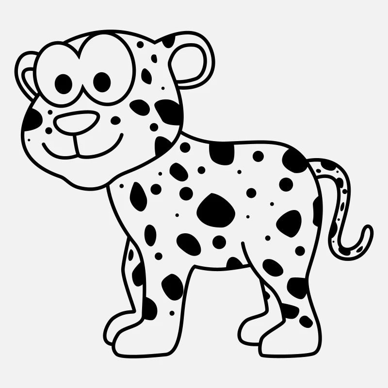 Léopard Comic Animal