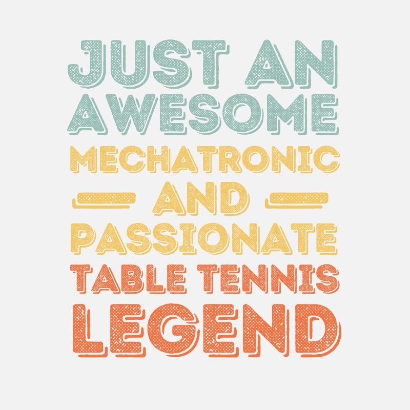 Mécatronique Technicien Tennis de Table rétro