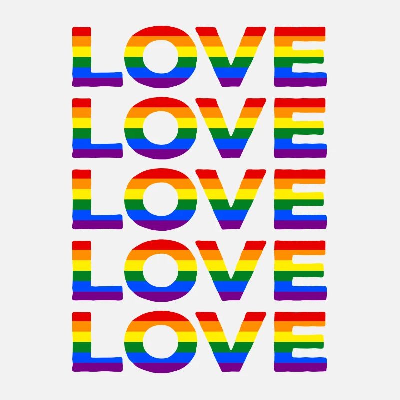 Pride LGBT LGBTQ Regenbogenfahne Love CSD Geschenk