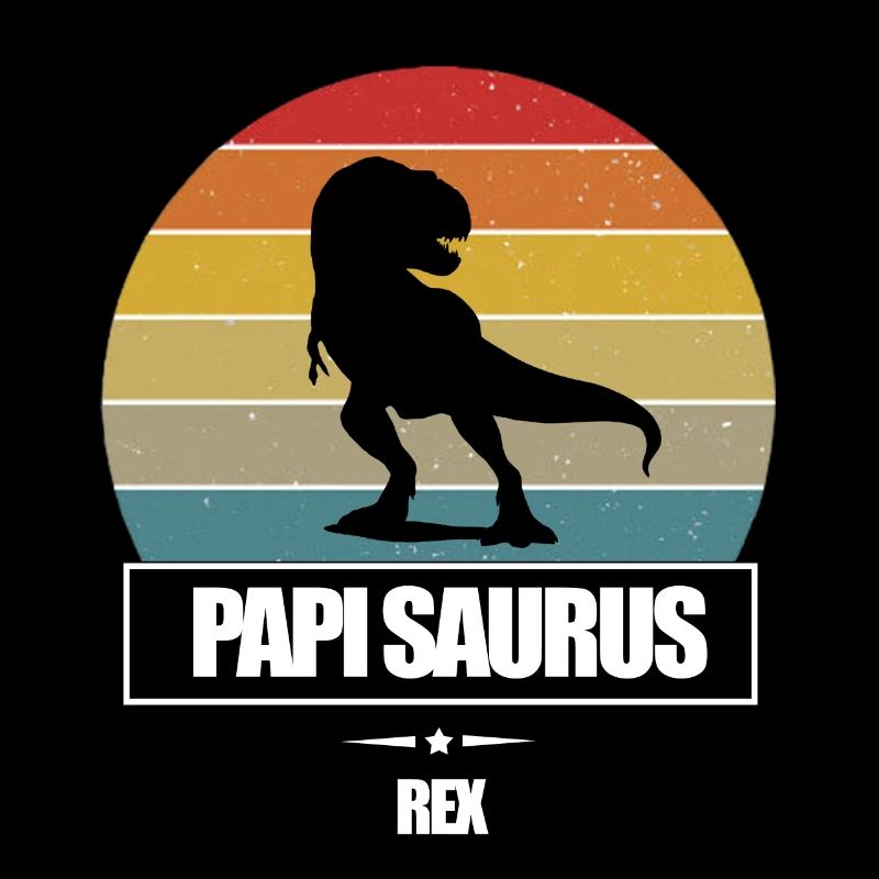 PAPI SAURUS REX - SUNSET - RETRO