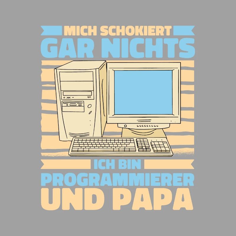 Entwickler Coder Programmierer Vater