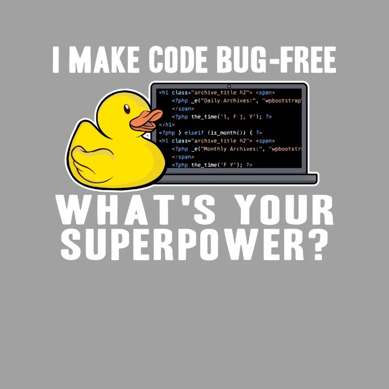 Programmeurs Canard Programmation Debugging Drôle
