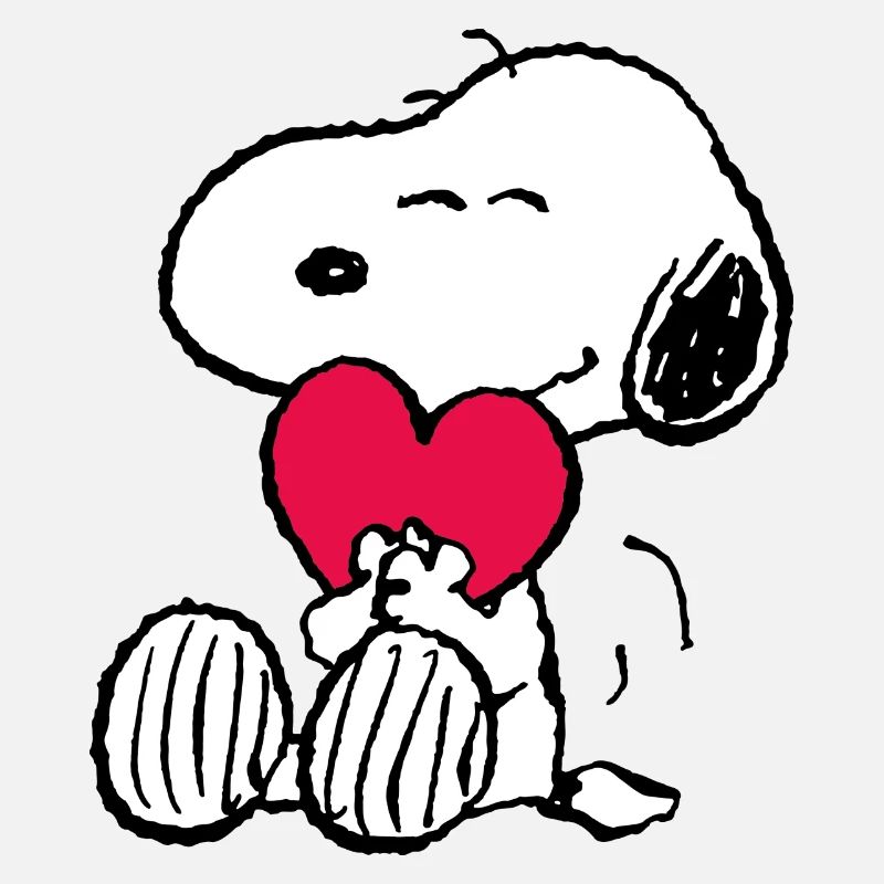 Peanuts Snoopy mit Herz