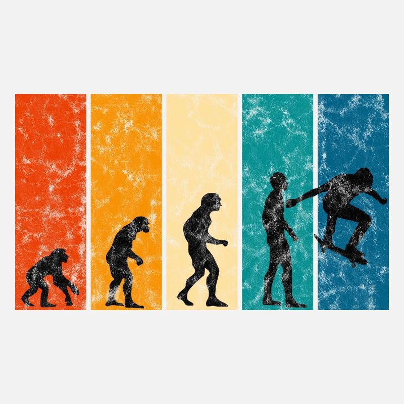 Skateboarder Skateboard Evolution Skate Skateing