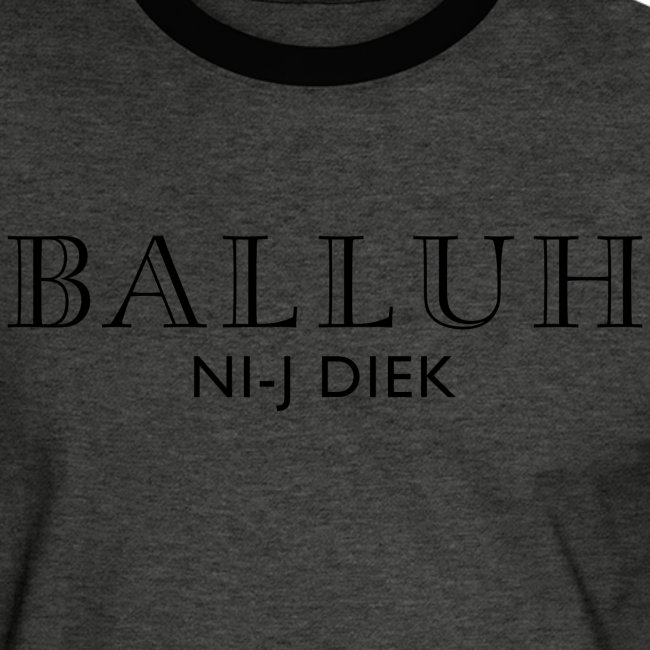 BALLUH NI-J DIEK - grijs/zwart