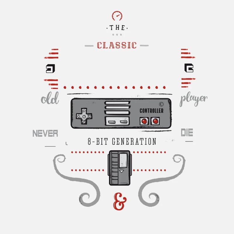 Game Nerd 80s Retro 8bit Game Console pc old fun