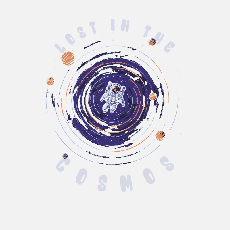 Perdu dans le cosmos - Astronaute - Espace