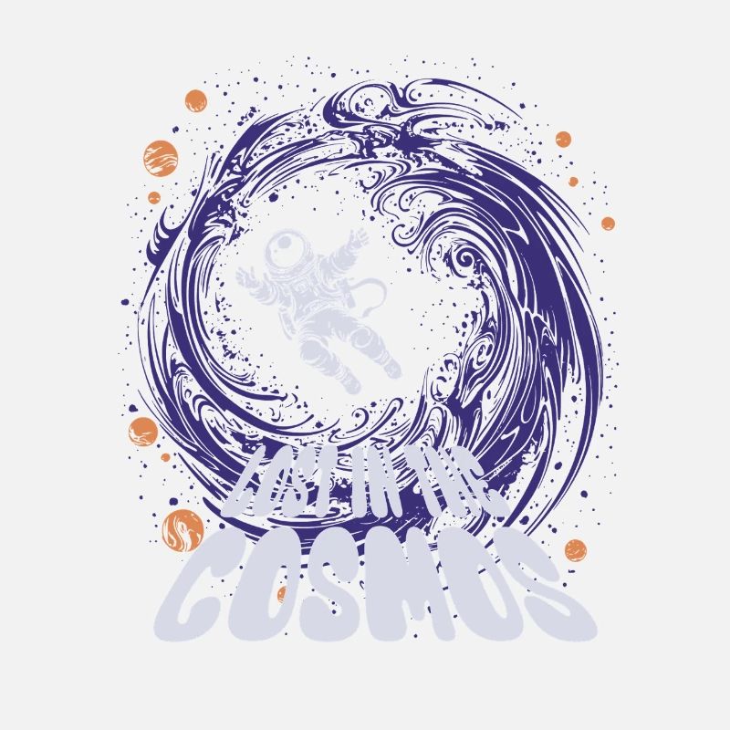 Perdu dans le cosmos - Astronaute - Espace