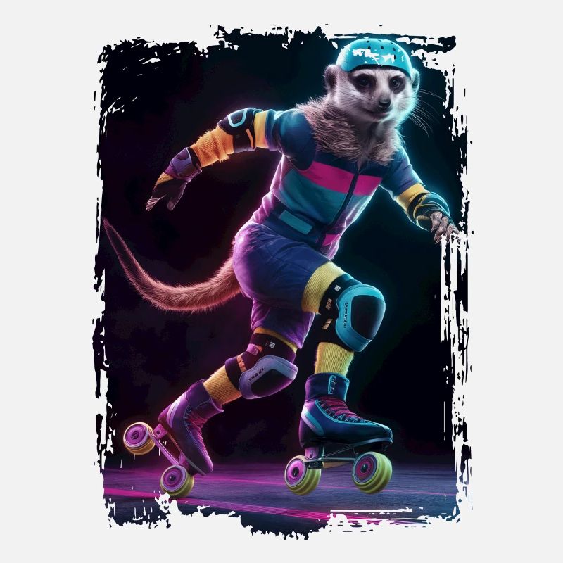 Erdmännchen Eiskunstlauf Geschenk