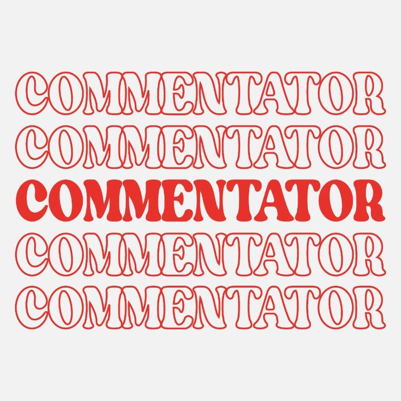 Commentateur Animateur Annonceur Diffuseur