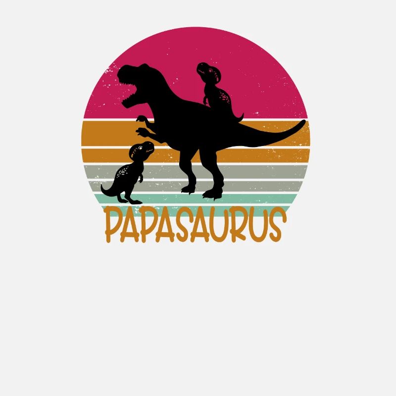 papasaurus rex Dinosaurier trex papa geschenk