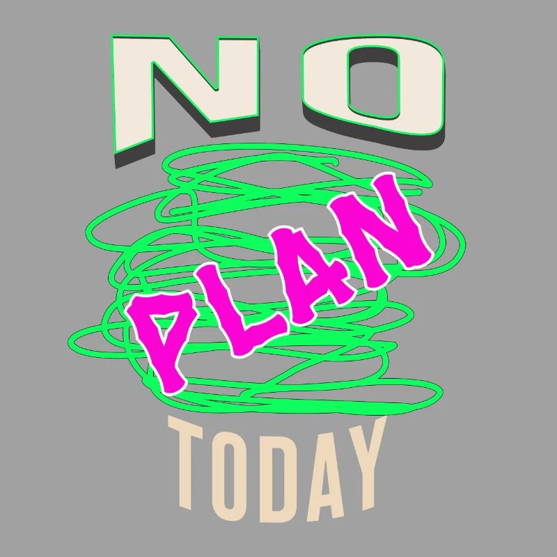 no plan today no idea burnout headless relax head