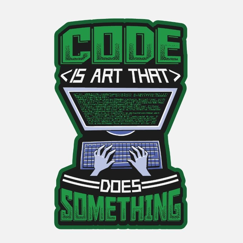 Code is an art that does something programming