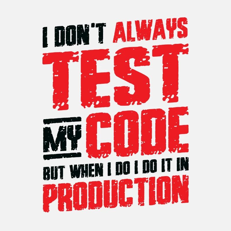 Je teste mon code en production