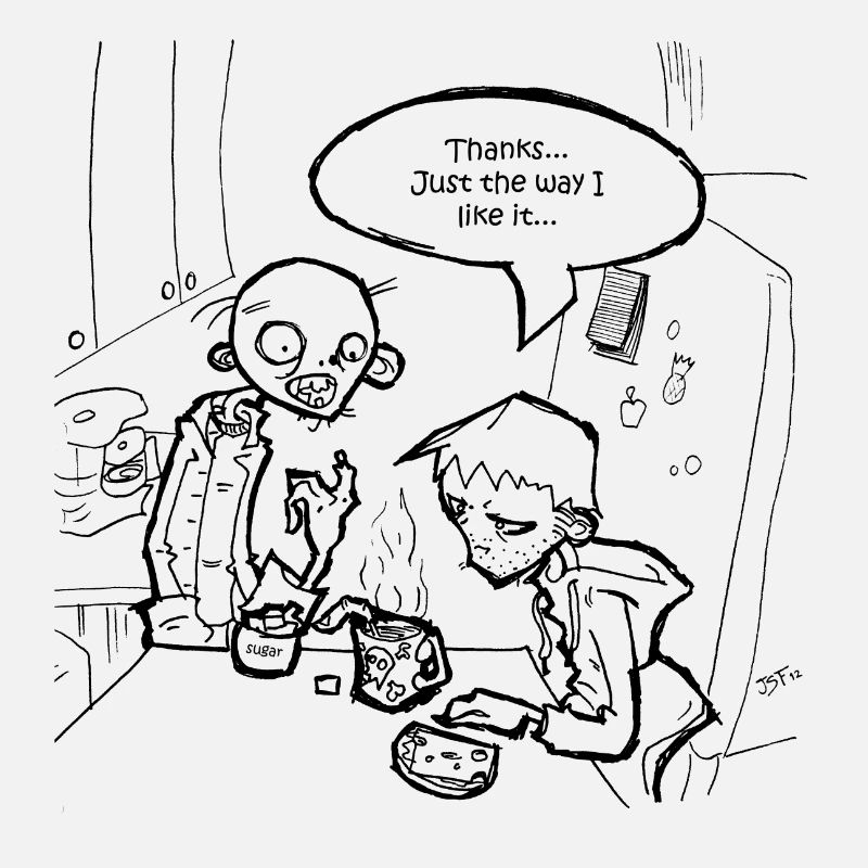 Necromania; Breakfast is served