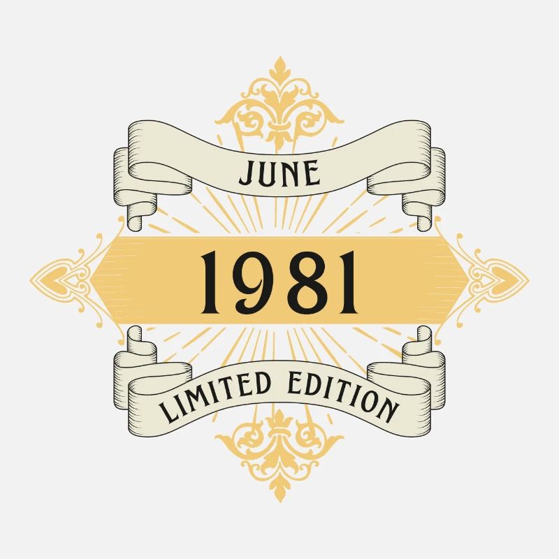 Juni 1981 Geburtstag Limited Edition