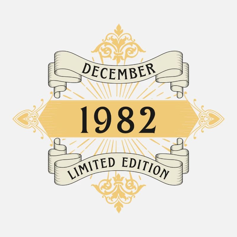 Dezember 1982 Geburtstag Limited Edition