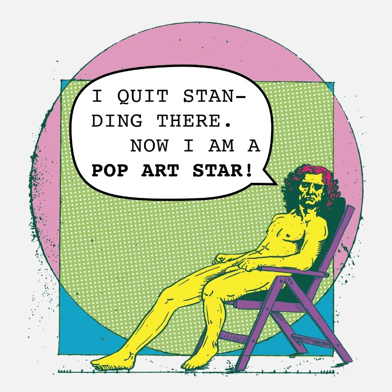 Vitruvian_Man_Leonardo_Da Vinci goes Pop Art