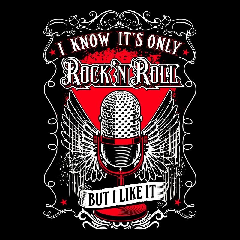 C’est rock and roll - Microphone rétro