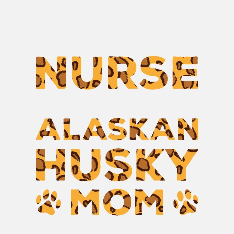 Krankenschwester-Hundemutter - Alaskan Husky