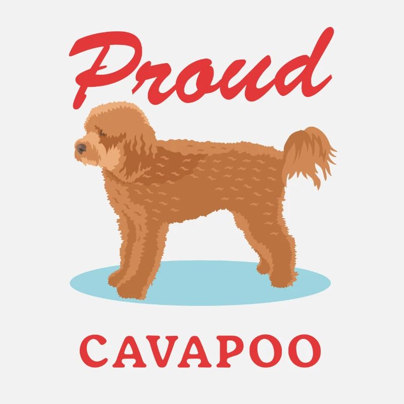 Cavapoo Papa Chiens Propriétaire de Chien Cavoodle Cadeau