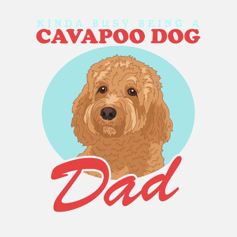 Cavapoo Papa Chien Cavoodle Chien Propriétaire Cadeau