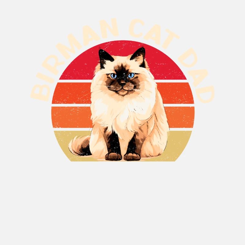 Birma Katzen Dad Birmakatze Birmchen Geschenk