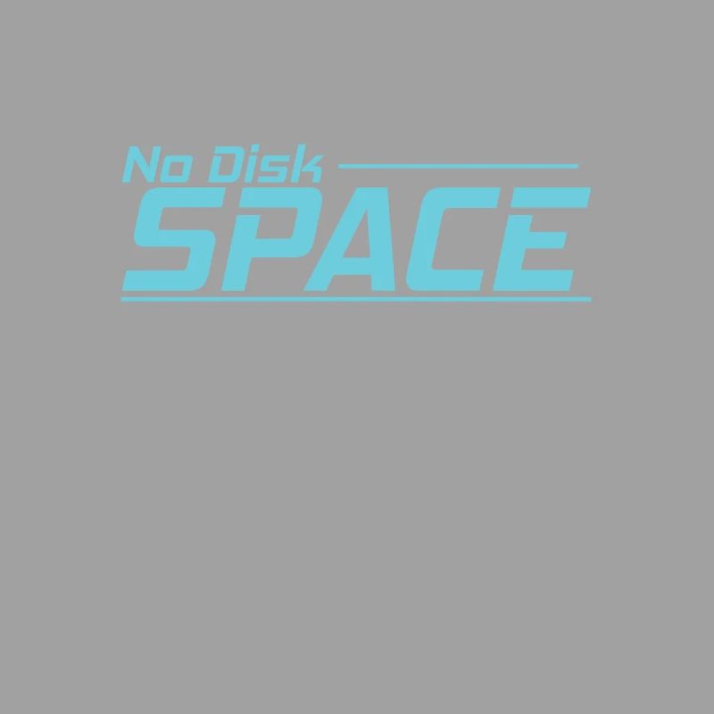 No Disk Space retro memory module