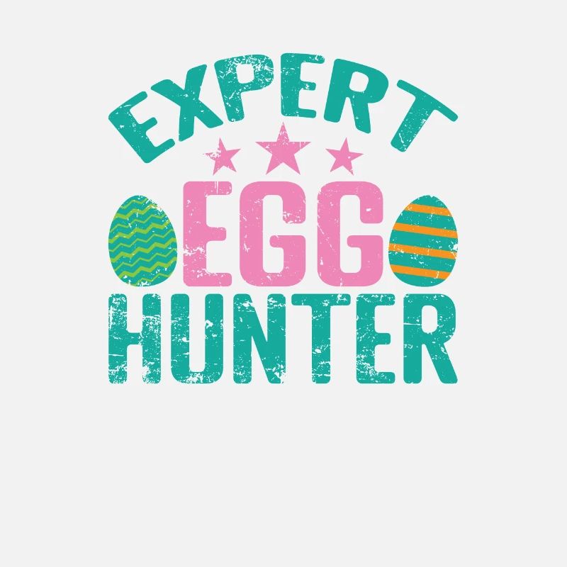 Expert Egg Hunter Easter Colorful Easter Eggs