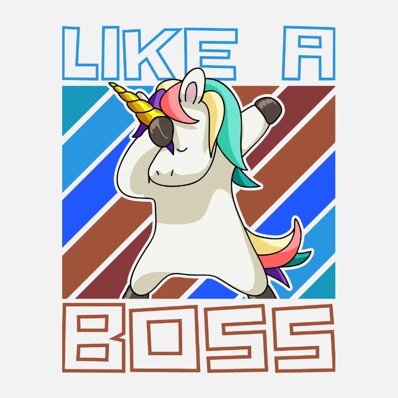 Comme un patron - Drôle de licorne Dabbing Saying