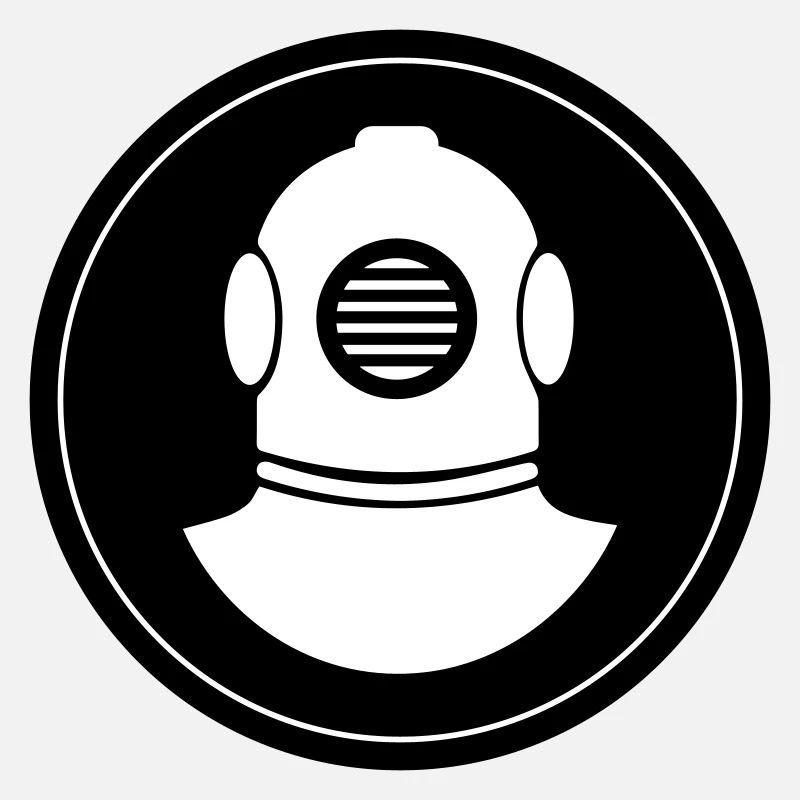 Cercle de casques de plongée