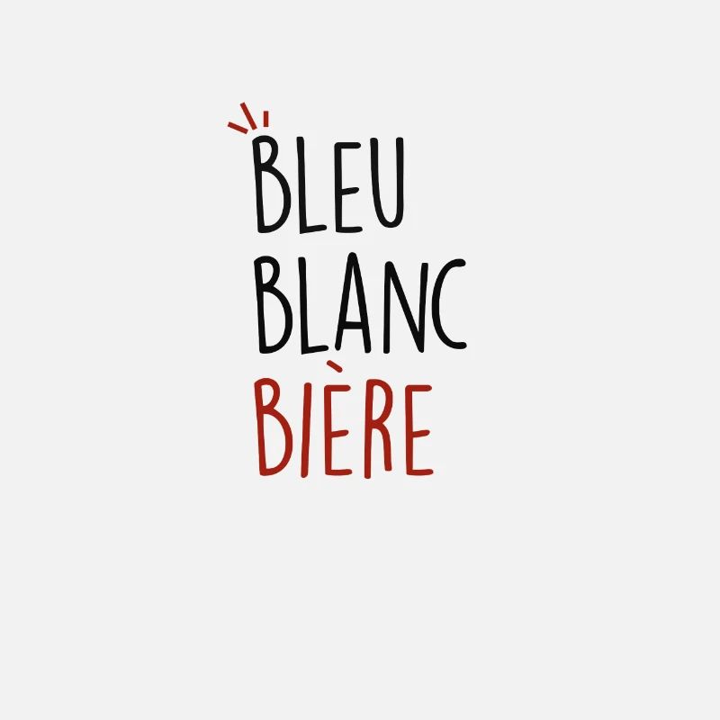 bleu blanc bière