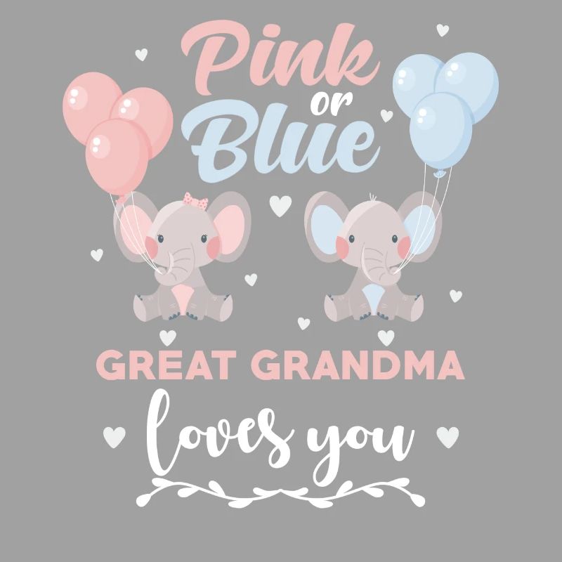 Rosa Oder Blauer Urgroßmutter Elefant