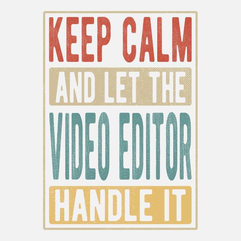 Video Editor Retro Geschenk