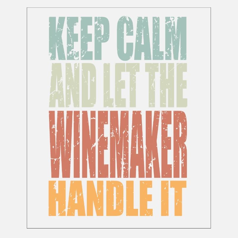 Keep Calm Winzer Spruch Winzer Geschenk