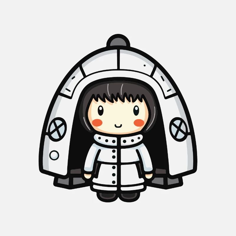 Igloo Eskimo Winter Comic